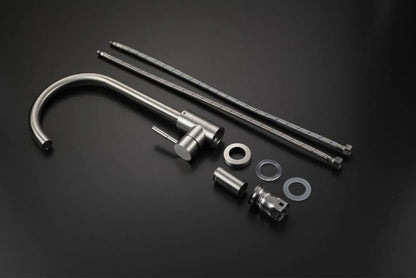 Black Kitchen Faucet Stainless Steel Kitchen Mixer Single Handle Single Hole Kitchen Faucet Brushed Nickle Mixer Sink Tap