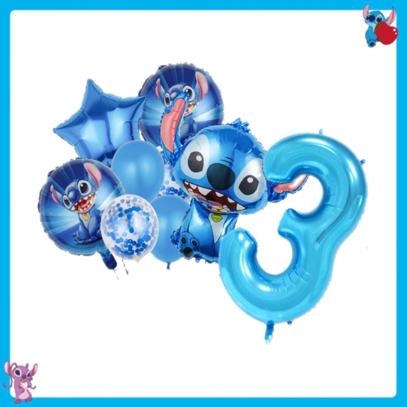 Disney Lilo und Stitch Geburtstag Party Dekoration Geschirr Tasse Teller Tischdecke Luftballons Thema Party liefert Banner Hintergrund.