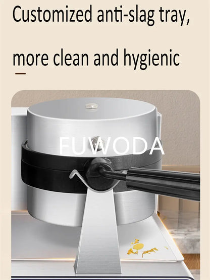 Digital Display Double-Headed UFO Burger Waffle Donut Machine Stainless Steel Hot Sale Electric Ice Cream Waffles Burger Maker.