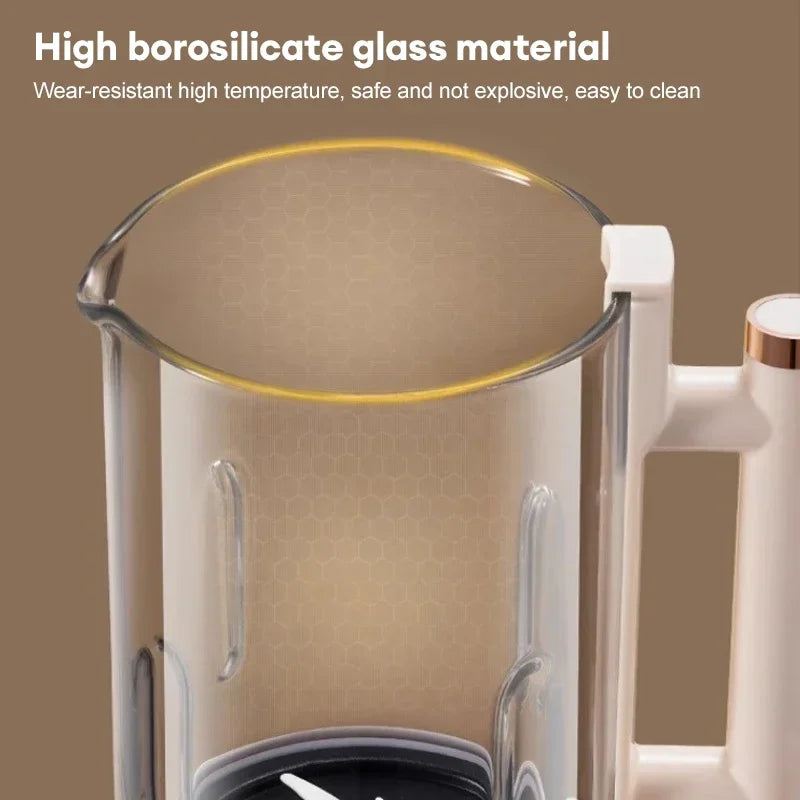 1500ML SoyMilk Machine Electric Juicer Blender Mixer Soybean Milk Maker Wall Breaking Machine Rice Paste Maker Breakfast Machine.