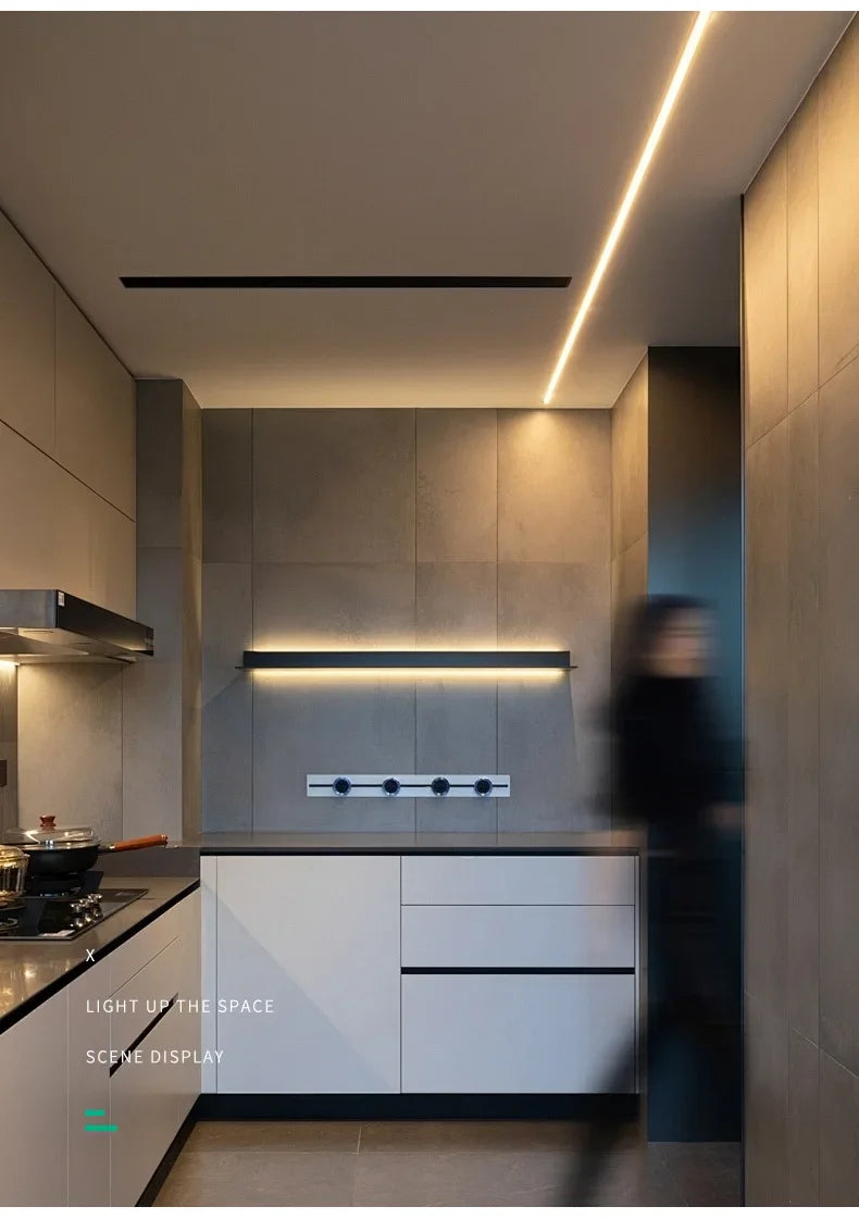 1M-15M LED Neon Silicone Tube Rope Waterproof Flexible Neon Tape Cabinet Closet Silica Gel Ribbon Strip Light Channel Diffuser.