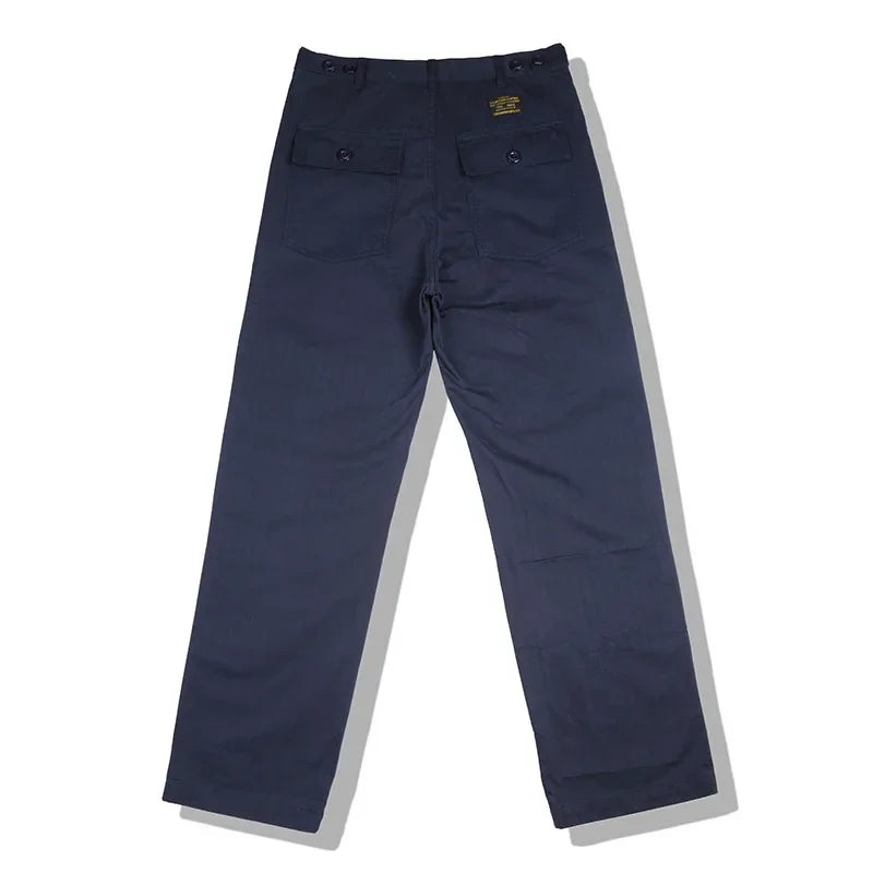 OKONKWO American Style Vintage Military Pants OG-107 Work Casual Pants People's Pattern Trousers Ame Kwo