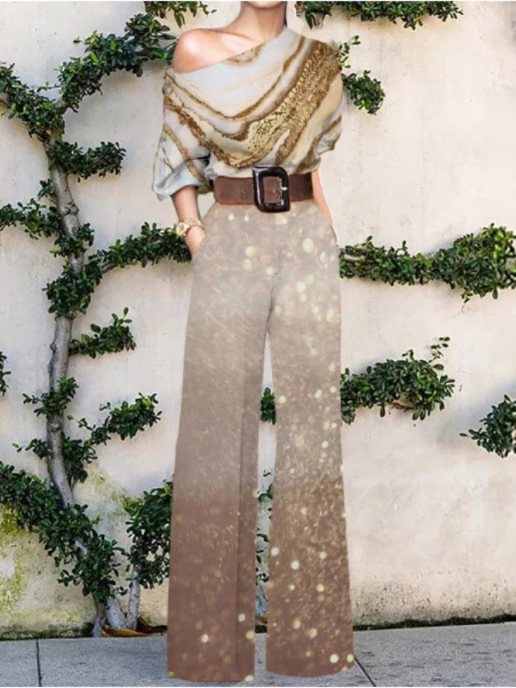 Women Jumpsuits New In Spring Autumn Female Chic Elegant Office Lady Wide Leg Pants Bodysuits Jump Suits for Women One Pieces.