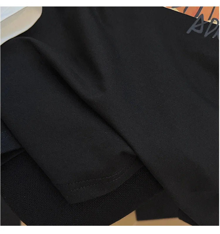 170kg Plus Size Damen Büste Herbst lässig Mode bedruckt Sweatshirt lose Langarm Top 6xl 7xl 8xl 9xl 10xl 11xl