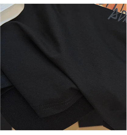 170kg Plus Size Damen Büste Herbst lässig Mode bedruckt Sweatshirt lose Langarm Top 6xl 7xl 8xl 9xl 10xl 11xl