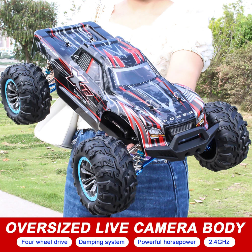 WLtoys  F21A 1:10 80KM/H RC Car 4WD 2.4G Metal Undercarriage Brushless Motor Remote Control High Speed Drift Monster Truck Toy.