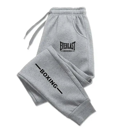 New Autumn EVERLAST Printed Jogging Pants Men's Tracksuit Pants for Men Sweatpants Jogger Men Brushed Gym Women Winter Trousers.