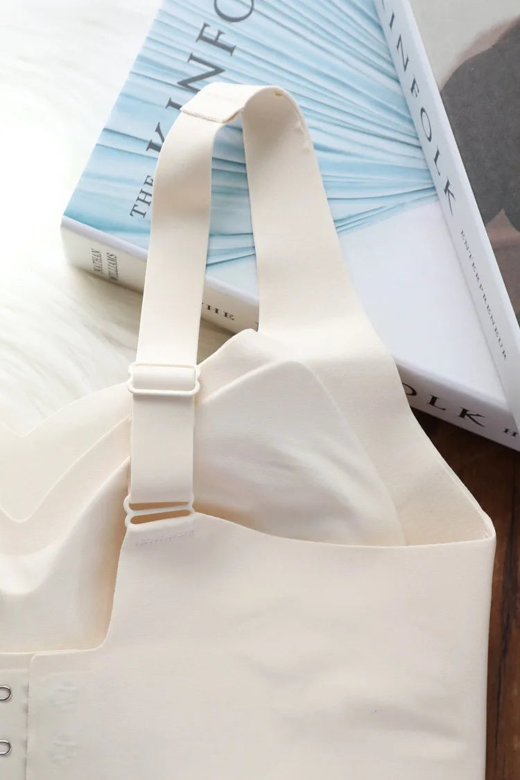 Lifting Goddess Front Buckle Sports Vest Underwear Adjustable Anti-Sagging External Expansion Gathering Beautiful Back Bra.