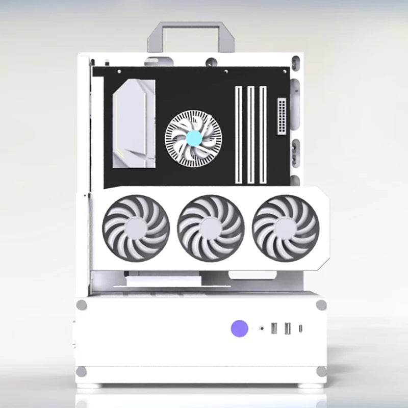 Open Type Computer Case Frame  Vertical Chassis Shelf ATX MOD DIY Desktop Gaming Gamer PC Cabinet Tower Gaming Support ATX/ MATX.