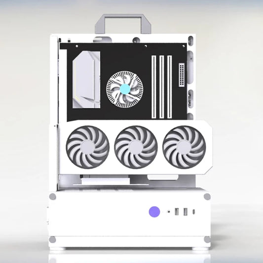 Open Type Computer Case Frame  Vertical Chassis Shelf ATX MOD DIY Desktop Gaming Gamer PC Cabinet Tower Gaming Support ATX/ MATX.