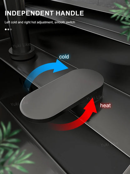 Versteckte Küchenspüle aus Edelstahl, Unterbau, Mini-Einzelschlitz, klein, multifunktional, für Wohnmobile, Café, Bar, Waschbecken mit Deckel, Gartenbalkon
