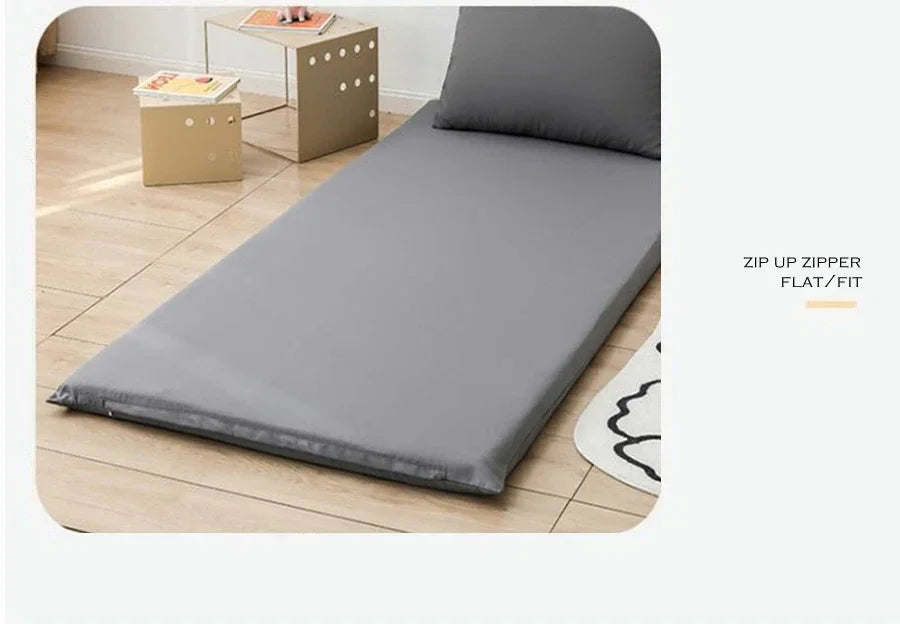 WASART 360° fully enclosed with zipper mattress protector cover student baby single double bed sheet protection pad 90/150cm.