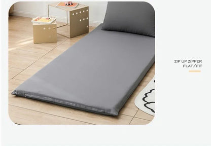 WASART 360° fully enclosed with zipper mattress protector cover student baby single double bed sheet protection pad 90/150cm.