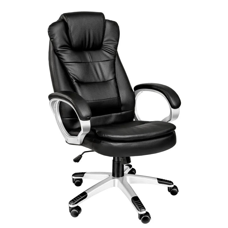 Bürostuhl Chefsessel Drehstuhl Bürostuhl Schreibtischstuhl mit Rollen Schwarz