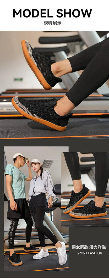 Sommer Breite Schuhe Männer Barfuß Breite Kappe Weichen Sohlen Outdoor Jogging Lace Up Casual Sneaker Atmungsaktive Laufschuhe Tenis Jeans