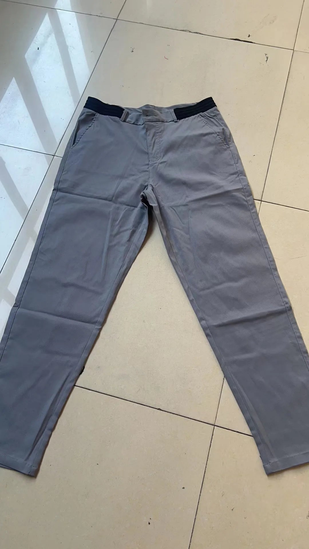 Men's 2025 new smart casual pants, stretch sports pants, men's quick drying pants, and four season full-length calf office pants.