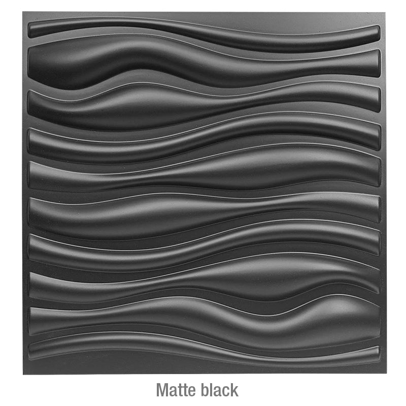 30x30cm Waves 3D Wall Panel wave Diamond Design Non self-adhesive plastic tile 3D wall sticker living room Bathroom wall paper