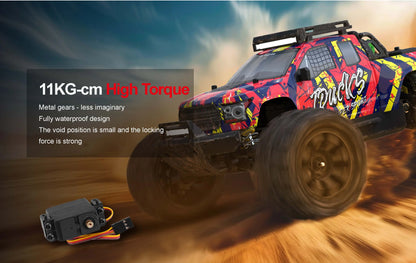 Teeggi 1/14 4WD High Speed Rc Off-road Car 100KM/H Brushless motor 3S Remote Control Truck Drift Racing Cars Toys For kid Gifts.
