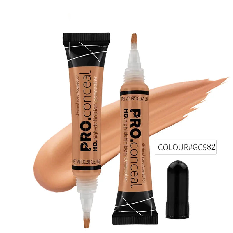 Concealer Cream Oil Control Liquid Foundation Women Face Makeup Korean Cosmetics Long Lasting Contour Gel.