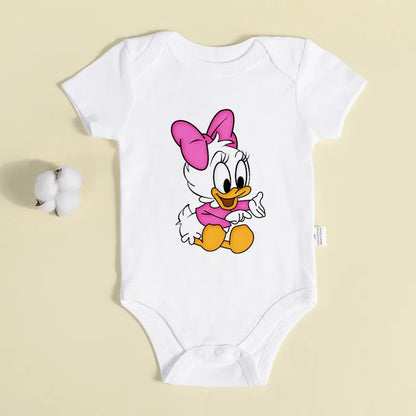 Baby Donald und Daisy Babykleidung Baumwolle Neugeborene Bodys Twin Junge Mädchen Onesie Sommer Overall
