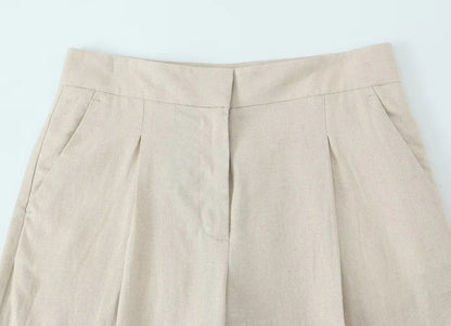 Work Office Lady Pants Set Women Long Sleeve Button Pocket Jacket Women's Trousers With Pocket Two Piece Set Female Set.