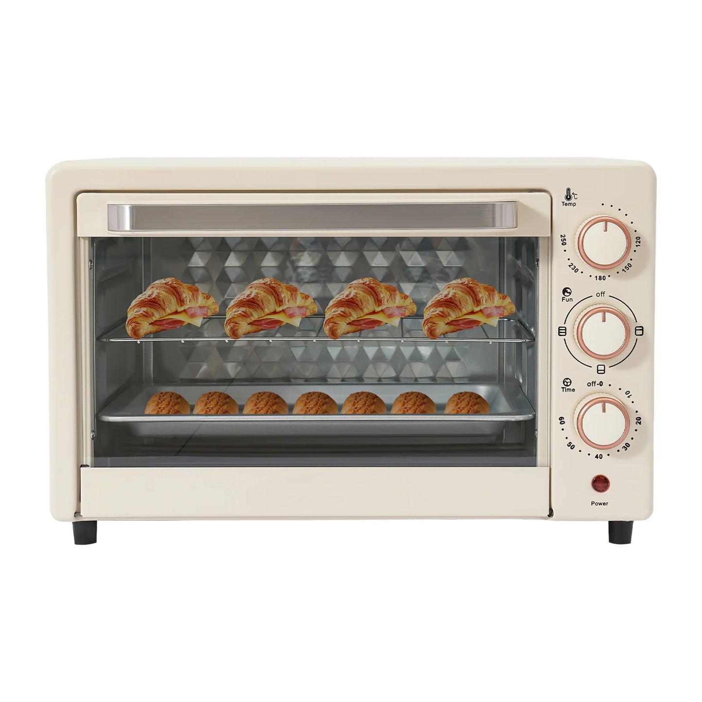 Electric Oven Mini Oven With Adjustable Temperature And 60-Minute Timer 22L Electric Oven.