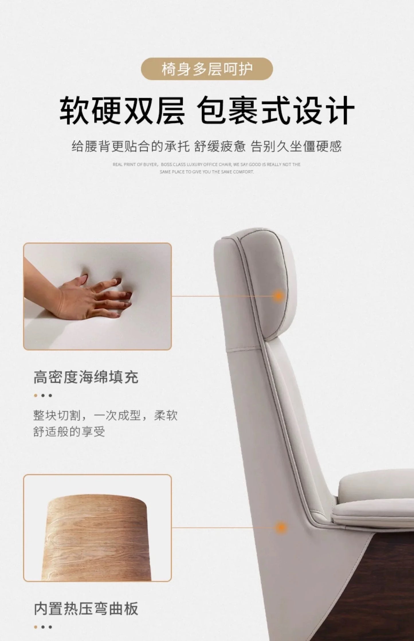 Einfacher Computer-Bürostuhl, ergonomisch, luxuriös, für Konferenzen, bequemer Bürostuhl, drehbarer Executive-Bürosmeubilair