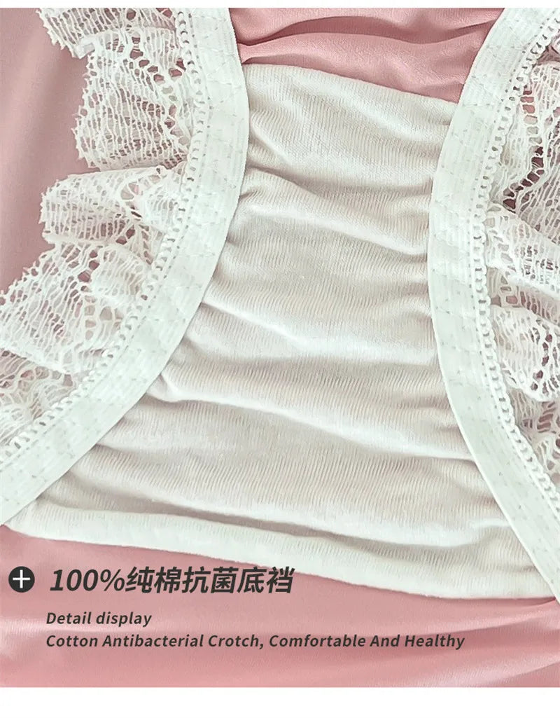 Sexy panties Plus size ropa interior femenina lace lenceria sweet calzones para mujer high elasticity underwear women Lingerie.