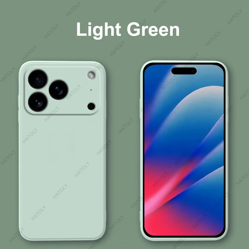 Liquid Silicone Case For iphone 17 Pro Max For iphone 17 17 Pro 17 Pro Max Cover TPU Shockproof Protective Cover iphone 17 Air.