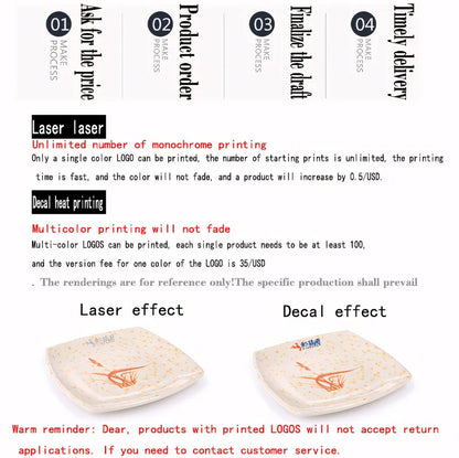 Rectangle Melamine Breakfast Plate Meal Dish Trays Imitation Porcelain Dessret Snack Dishes to Eat Kitchen Tableware 8-10 Inch.