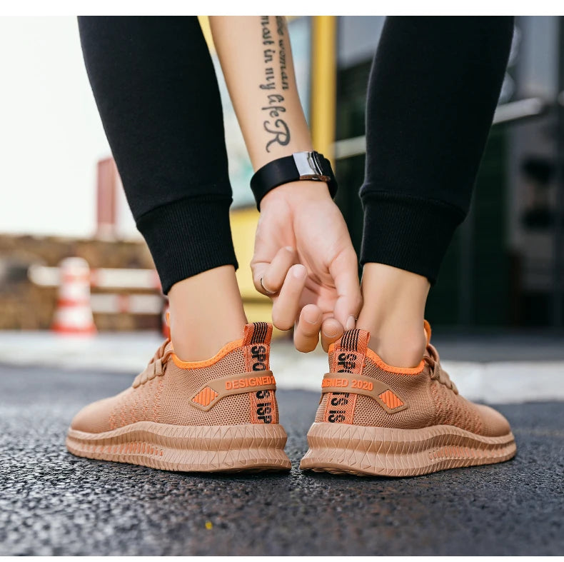 Big Size 48 Sneakers Shoes Men Lightweight Breathable Running Walking Male Footwear Lace-up Adult Sneakers Zapatillas De Deporte