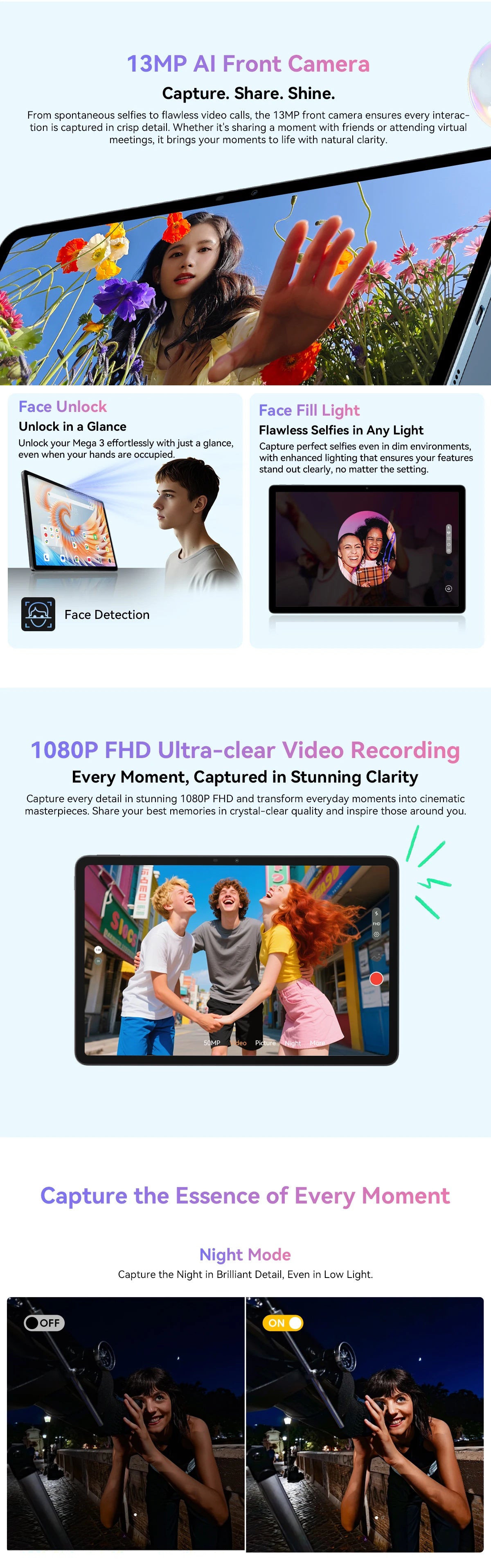 Blackview MEGA 3 Tablet PC  SET, 12.1" 2.5K FHD+ Display, Android 15 Pad MTK G100 Octa core, 36(12+24)GB RAM, 256GB ROM, 8800mAh
