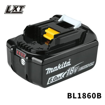 100% Original Makita 18V 6.0Ah battery, for Makita BL1830， BL1830B， BL1840 ，BL1840B ，BL1850 BL1860B power tools battery.