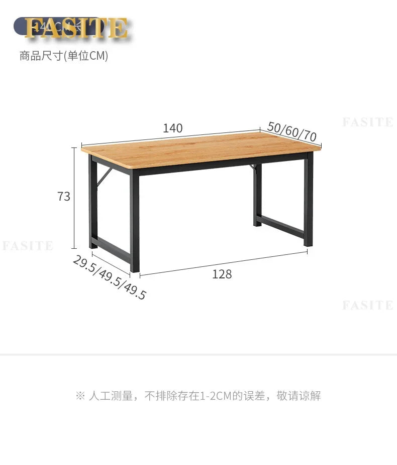 Hochwertiger, langlebiger Computertisch, Desktop-Tisch für Zuhause, Schlafzimmer, moderner, einfacher Mietisch, Studenten-Studientisch, langer Streifen