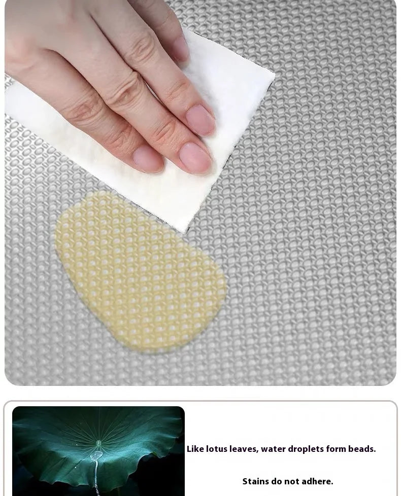 Stainless Steel Kitchen Sink Rice Grain Embossing Scratch and Abrasion Resistant Antifouling Large Single Slot Wash Dish Basin