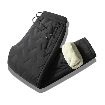 Men's down trousers autumn and winter new padded and thickened outdoor -20 degrees snow warm bottoms men's windproof Harem Pants.