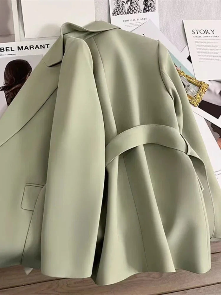 Blazer für Damen, Frühling und Herbst, neu in der Oberbekleidung, Bürodame, modische Blazer, lockere Passform, Damenbekleidung, Mäntel, Damenjacke.