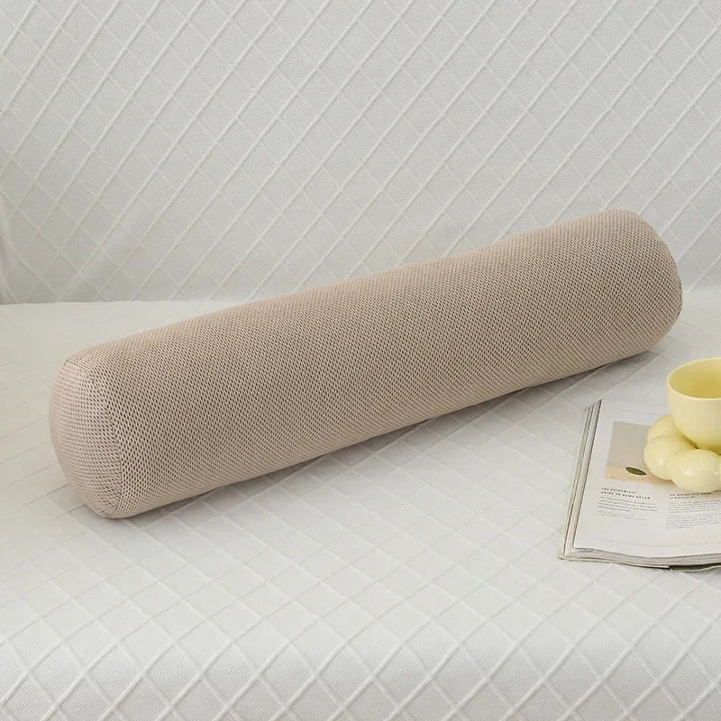 Body Pillow Pregnancy Pillows Chin Lumbar and Leg Support Stomach and Back Sleepers Adjustable Bendable Roll Pillow for Sleeping