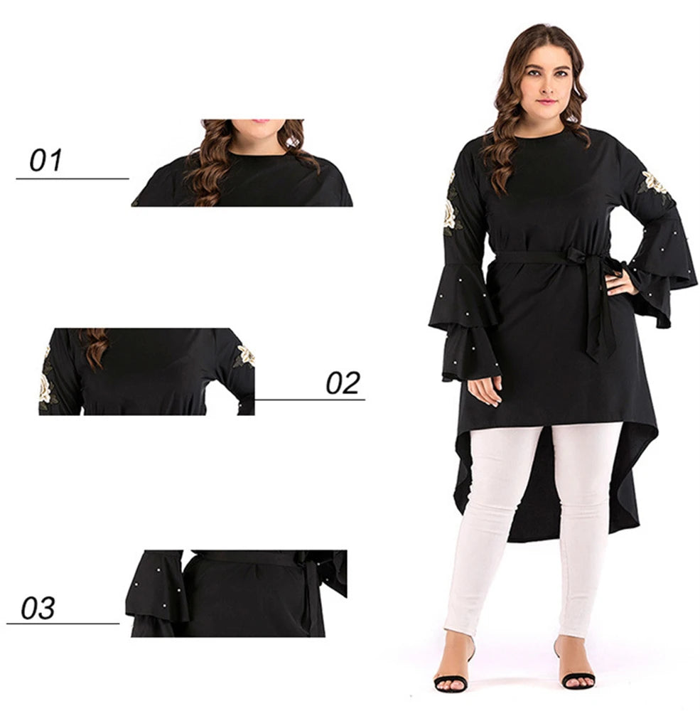 Ramadan Black Abaya Damen Dubai Luxury Islamic Women Muslim Dress Kebaya Kaftan Robe Musulmane Caftan Marocain Femme.