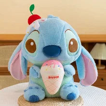 20-40cm Anime Cartoon Pink Angel Series Lilo & Stitch Doll Cute Hug Duck Stitch Plush Toy Soft Stuffed Kawaii Kid Birthday Gift