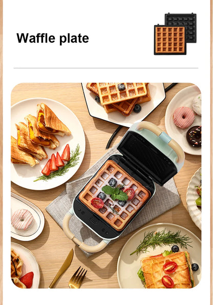650W Electric Sandwich Maker Waffle Machine Toaster Baker Takoyaki Pancake Donuts Sandwichera Breakfast Machine 220V.