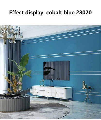 3d Tapete moderne einfache gestreifte Muster Wohnzimmer TV Hintergrund Wohnkultur Vliesstoff nicht selbst klebende Wanda uf kleber