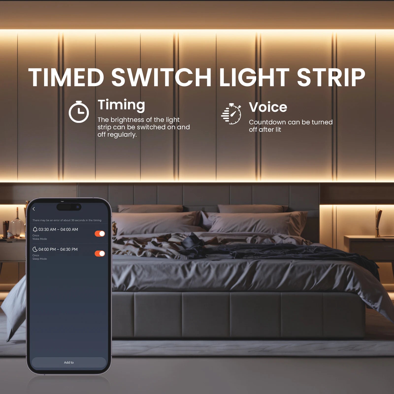 COB LED Strip Dimmable 220V 288LEDs/m Wall Touch Wifi Bluetooth Remote Control Power Kit Waterproof Silicone Tube Adhesive Tape.