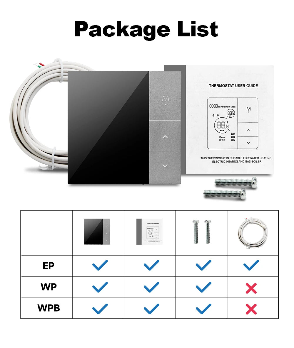 WiFi Thermostat Tuya Smart Home Thermoregulator For Boiler/Electric/Underfloor Heating Temperature Controller Alice Alexa Google.