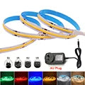 DC 5V LED COB Streifen Licht USB Hohe Dichte Linear Beleuchtung 320LED Flexible Band Lichter Warm Natürliche Weiß rot Blau Grün Dekor.