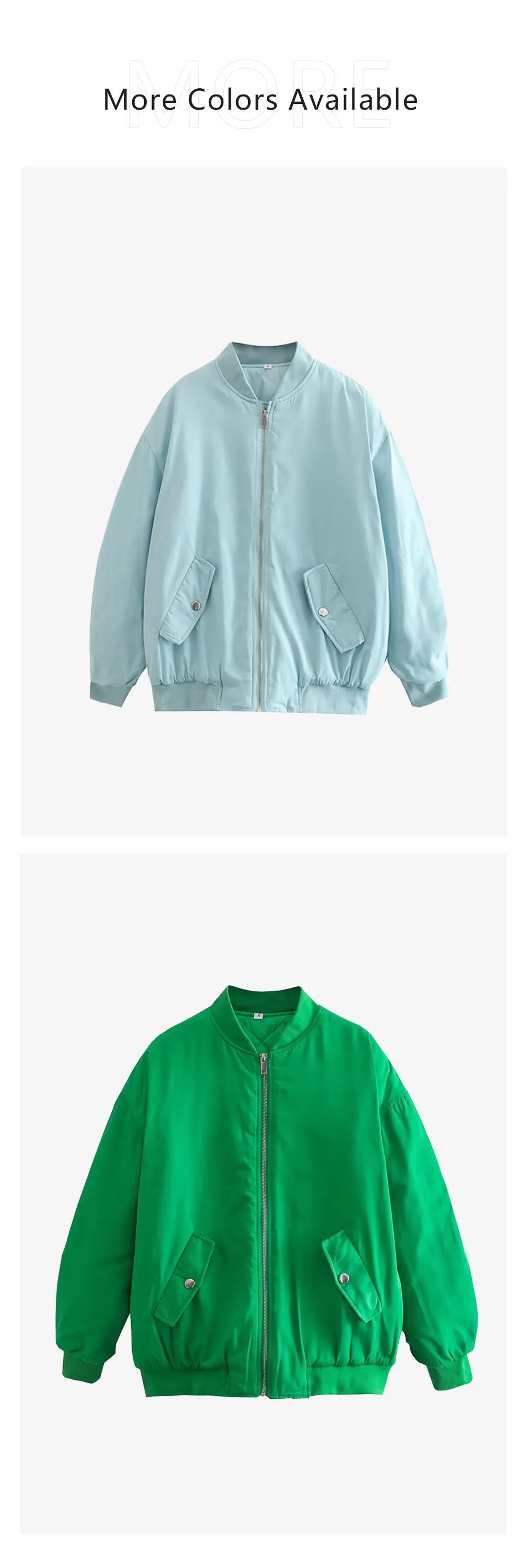 UNIZERA2023 Herbst und Winter Neue frauen Mode Stil Stehkragen Solide Lose Fit Flieger Jacke Baumwolle Mantel.