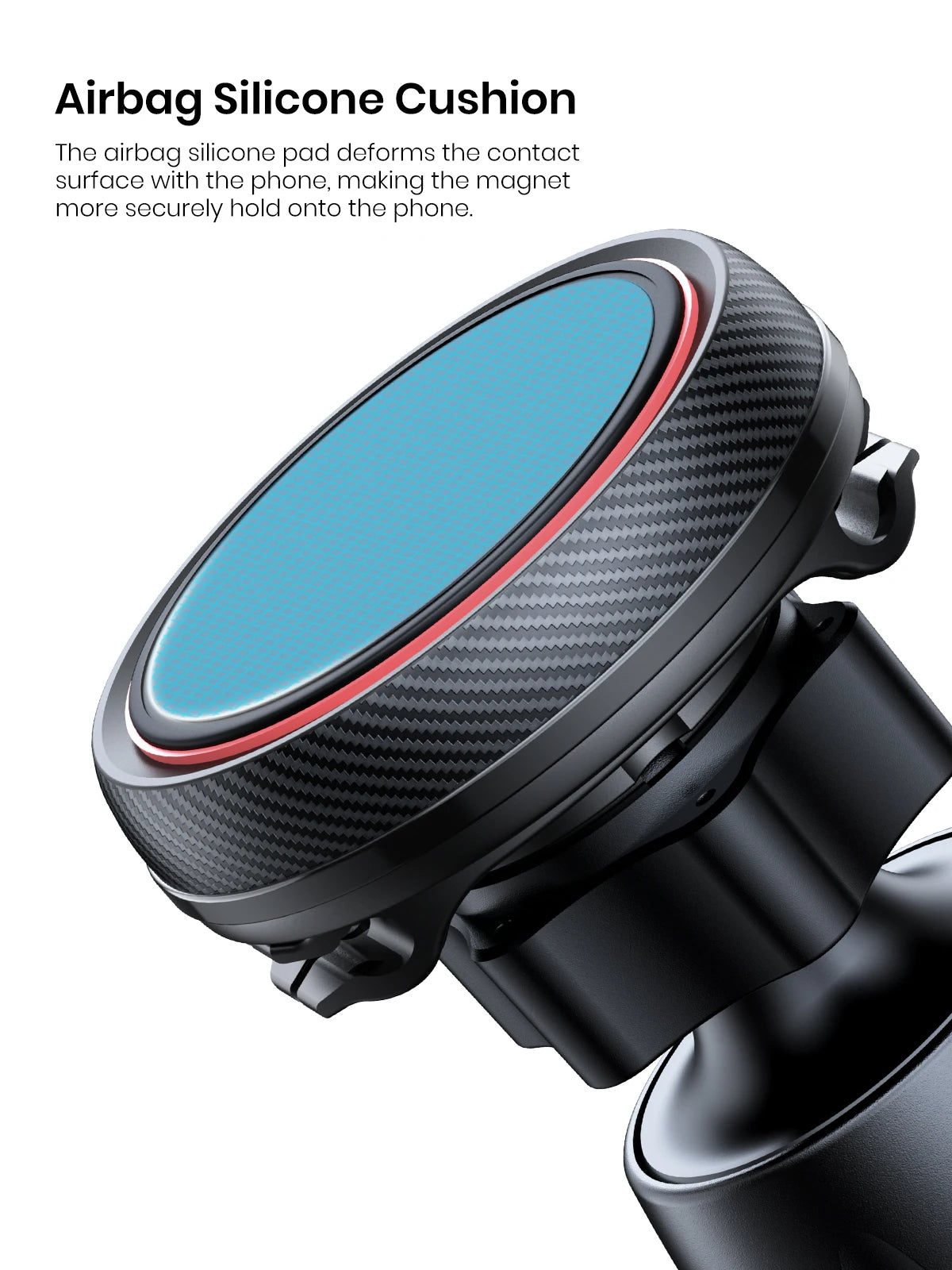 TOPK Magnetic Car Phone Mount in Car Phone Holder Air Vent Magnetic, 6 N52 Magnets Universal Mobile Phone Holders for iPhone 15.