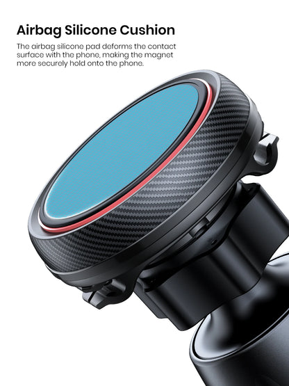 TOPK Magnetic Car Phone Mount in Car Phone Holder Air Vent Magnetic, 6 N52 Magnets Universal Mobile Phone Holders for iPhone 15.