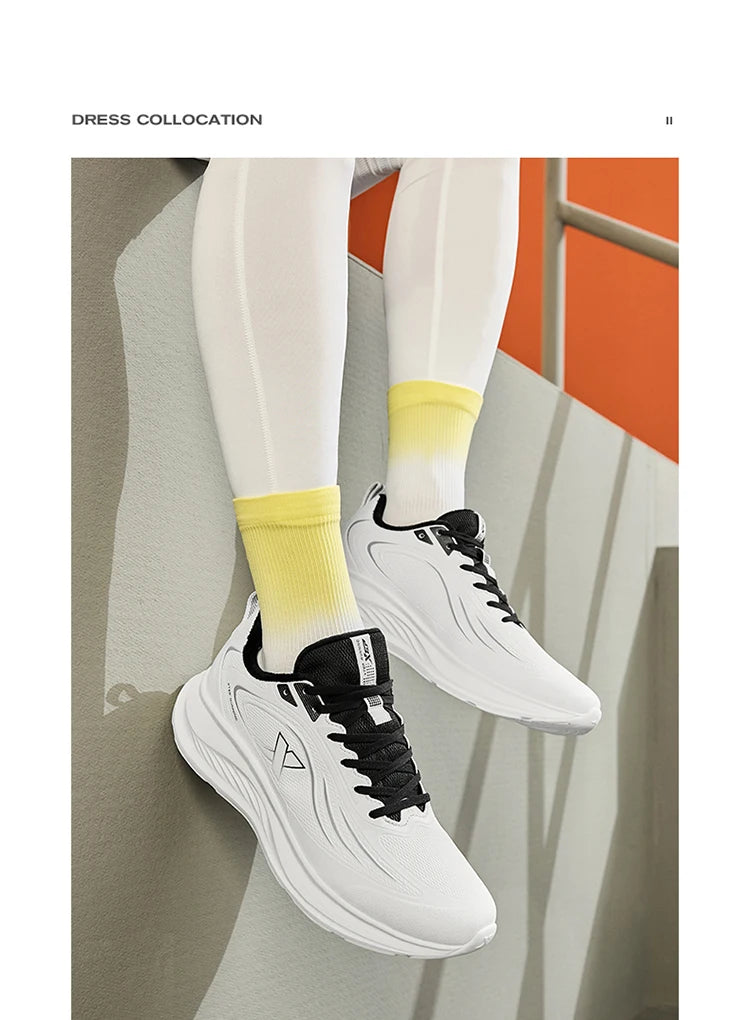 Xtep Running Shoes For Men 2024 Winter Stability Cushioning Lace Up Sports Shoes Keep Warm Jogging Soft Sneakers 876419370035.