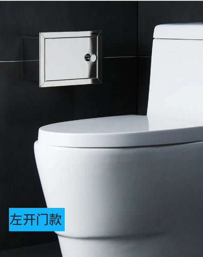 Einbau-Toilettenpapierrollenhalter in Mattschwarz, Aufbewahrungsbox für Seidenpapier aus Edelstahl für Badezimmer, Küche